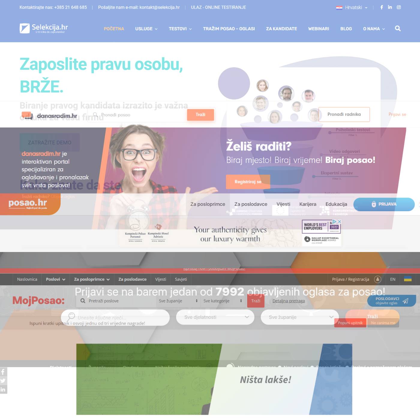 job platform selection